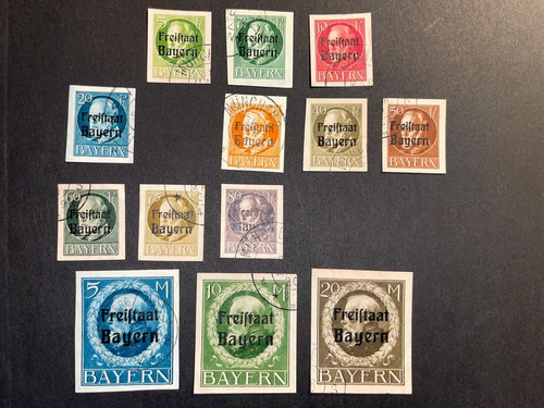 Bayern freimarken 152b 170b - 152b-170b,